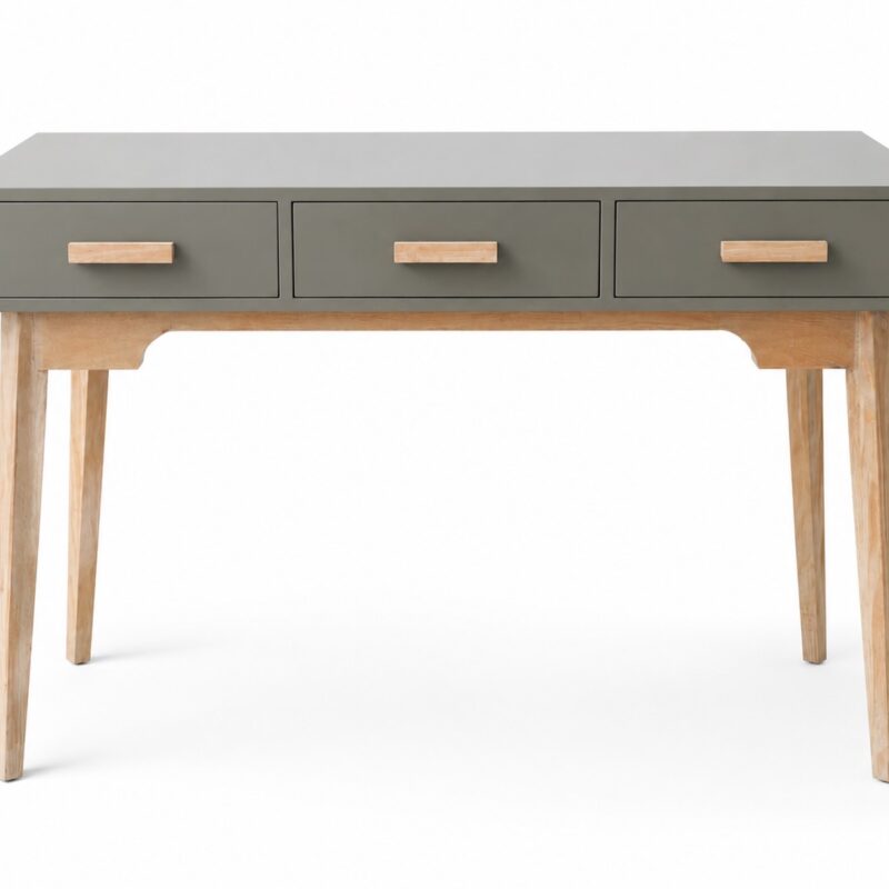 Kenton Server in Grey with natural spruce legs