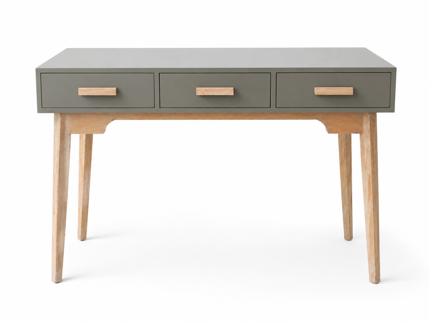 Kenton Server in Grey with natural spruce legs