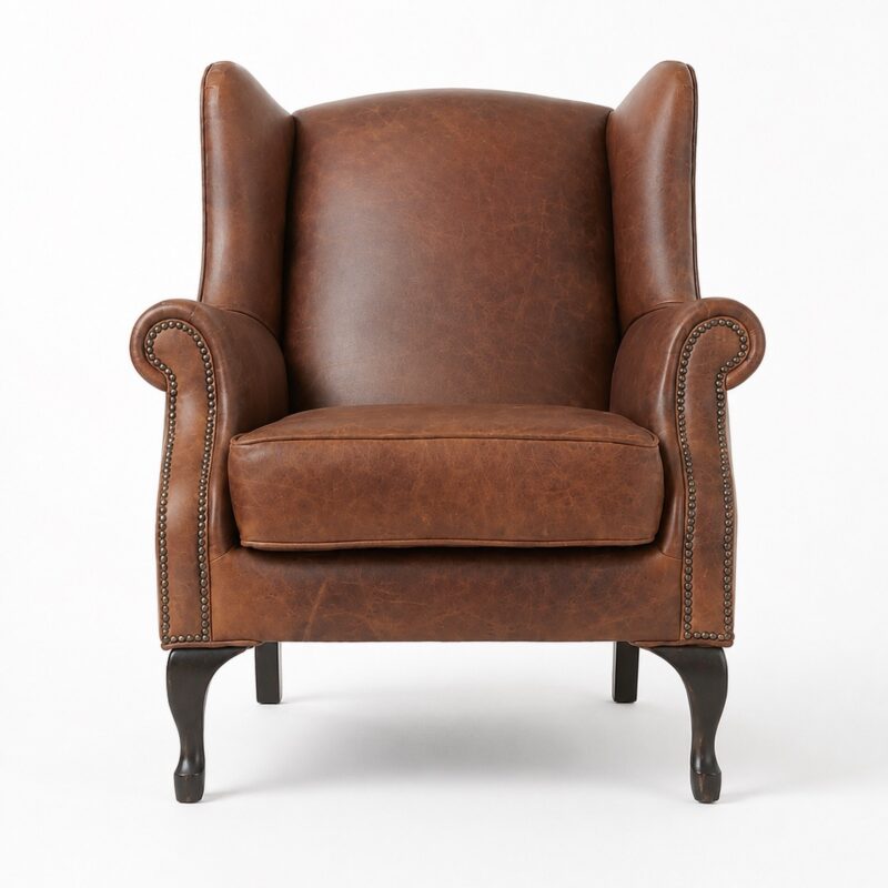 Leather wingback Chair