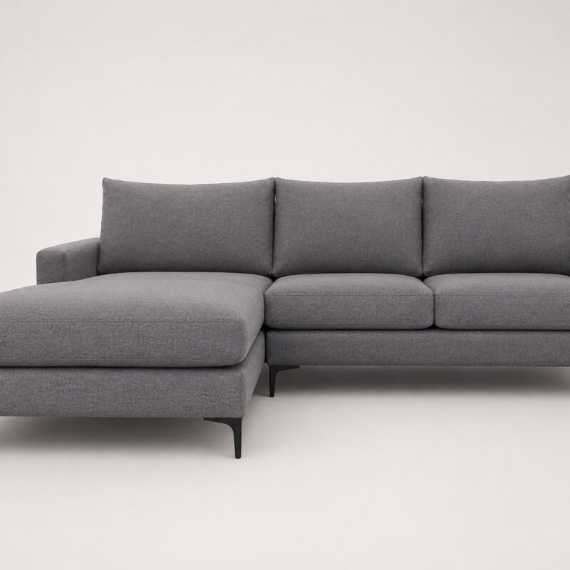Urban Daybed Sofa in grey fabric - front view