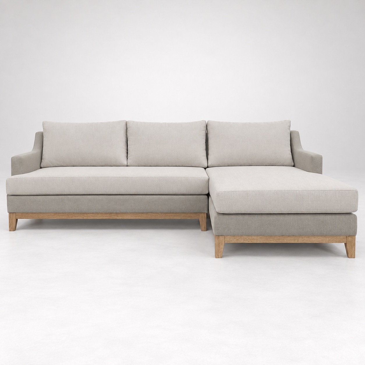 catherine daybed sofa - taupe - Front View
