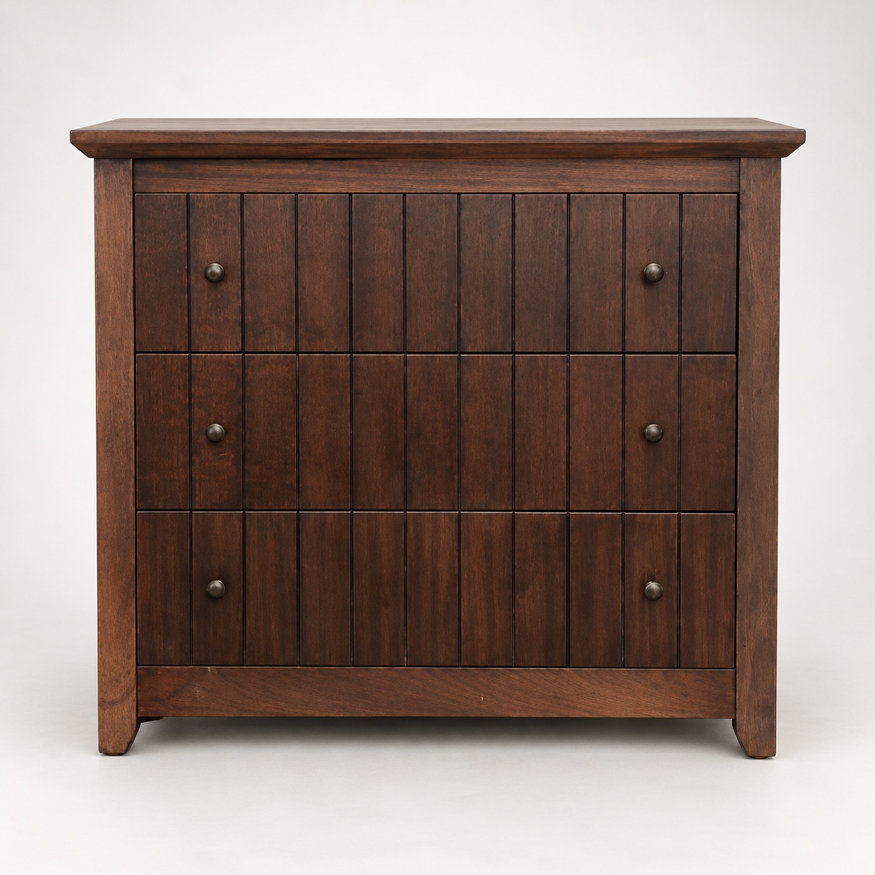Cleveland 3 Drawer Chest – Honey Antique - Front View