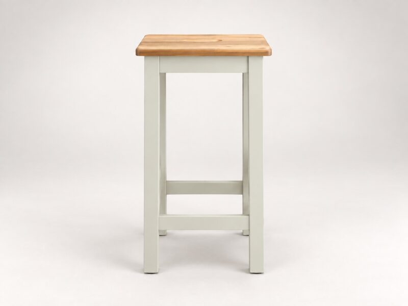 Country Barstool – Ivory - Front View