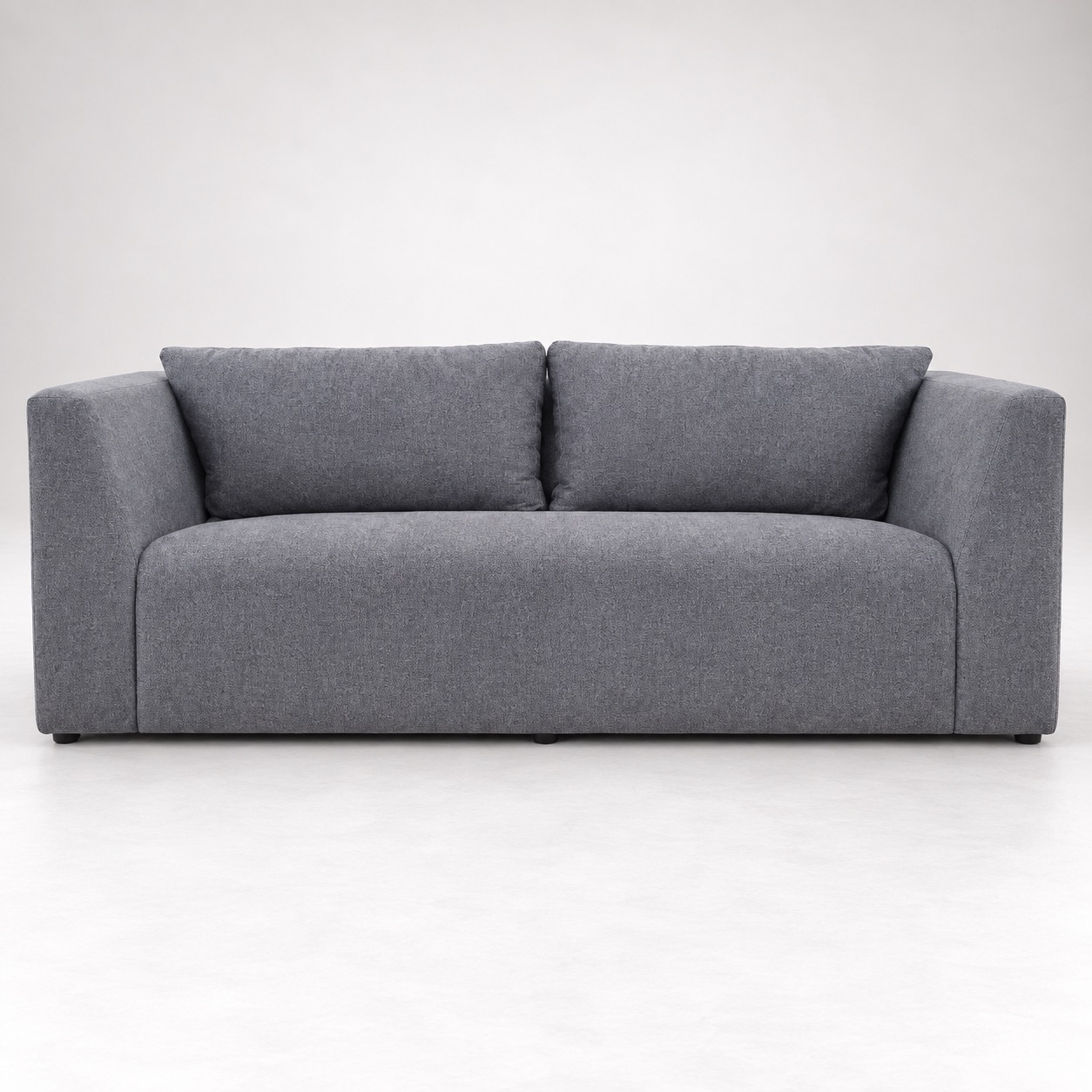 penn 3 seater sofa - slate - Front View