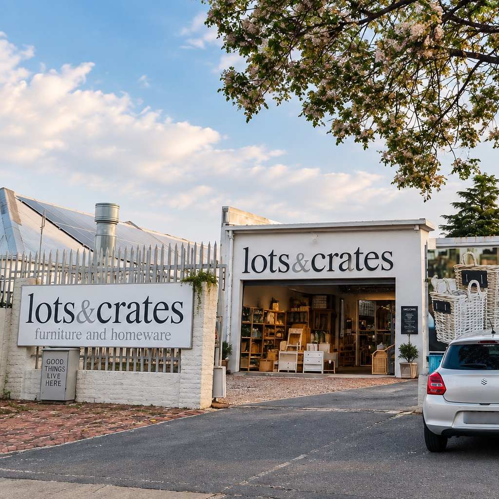 Lots & Crates furniture store in Blairgowrie, Johannesburg