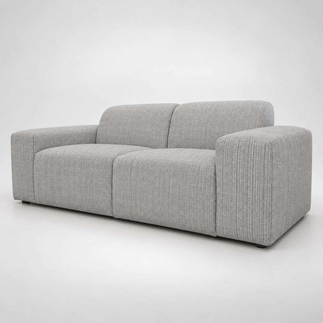 Brittany Two Seater Sofa - Pebble Weave - Right View