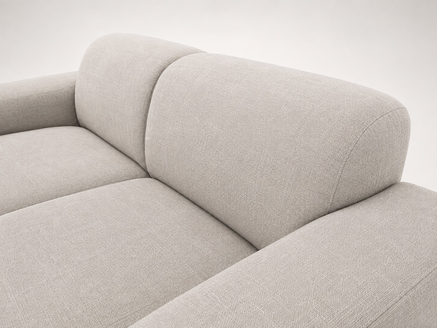 Brittany Two Seater Sofa - Porcelain - Detail View