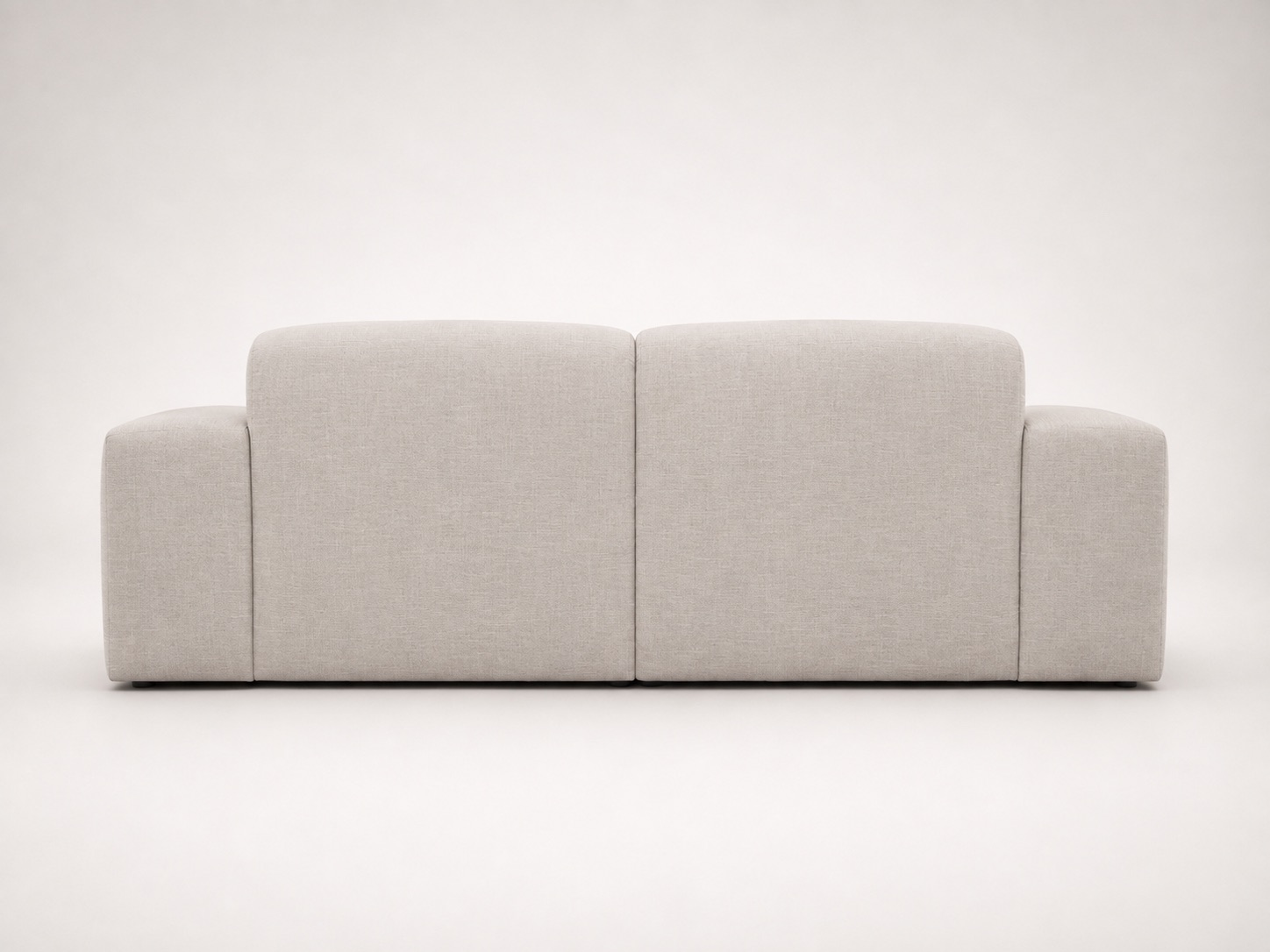 Brittany Two Seater Sofa - Porcelain - Rear View