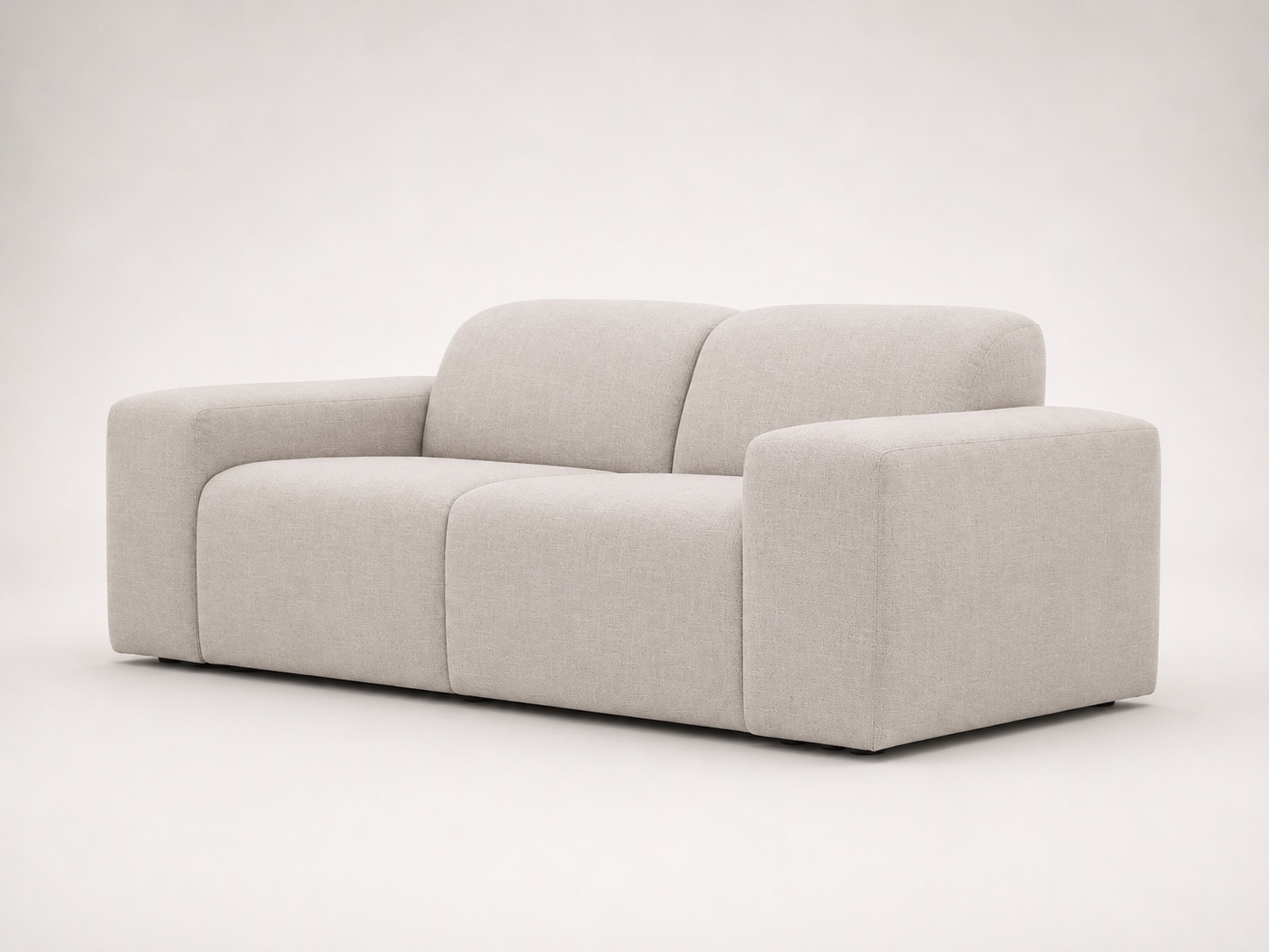 Brittany Two Seater Sofa - Porcelain - Right View