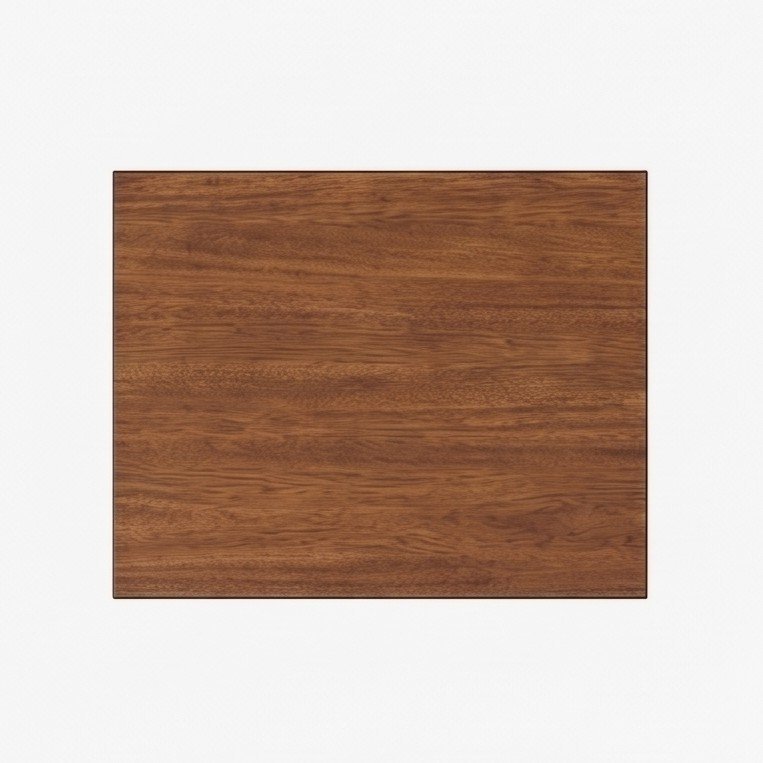 Mahogany Cleveland Pedestal, top view