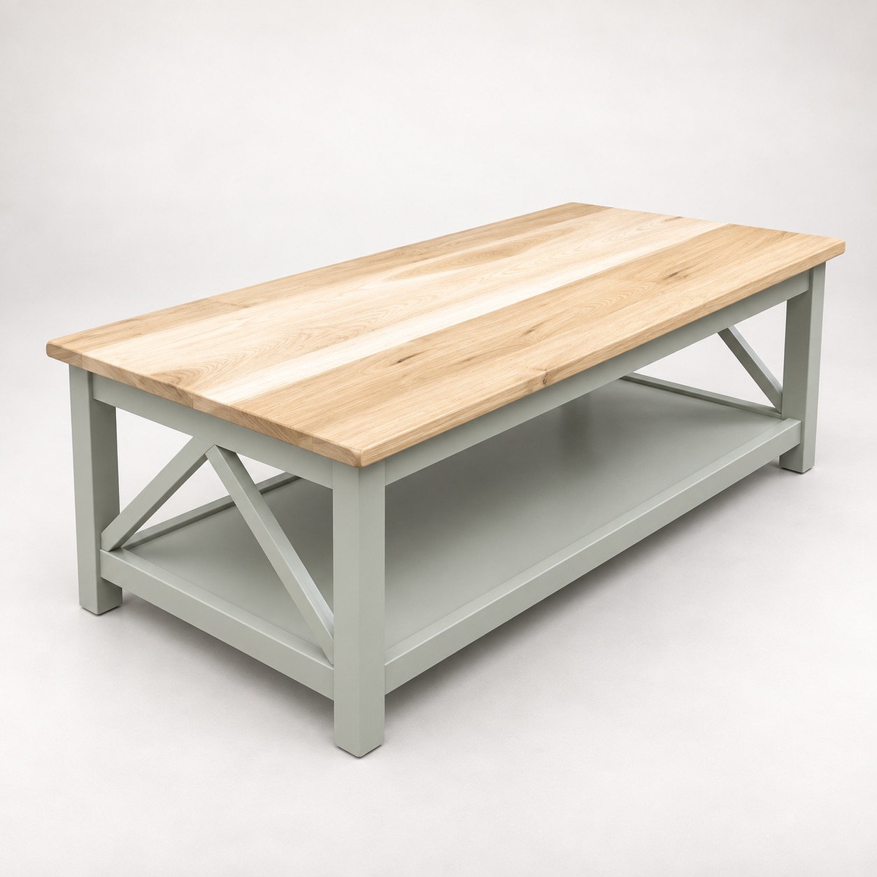 Country Coffee Table - Mint - Left View